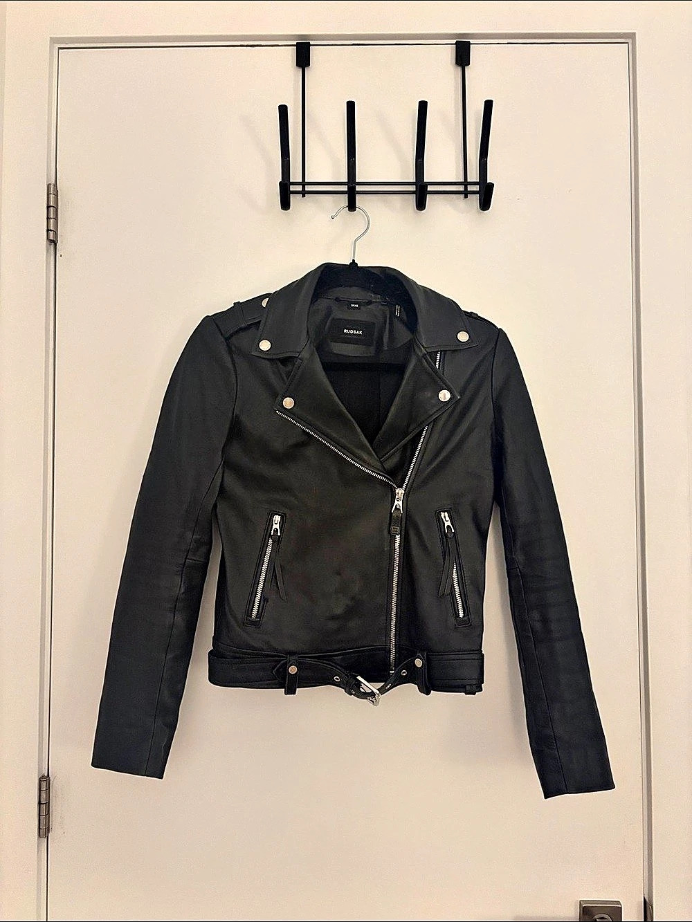 Rudsak Black Moto Jacket Size XS